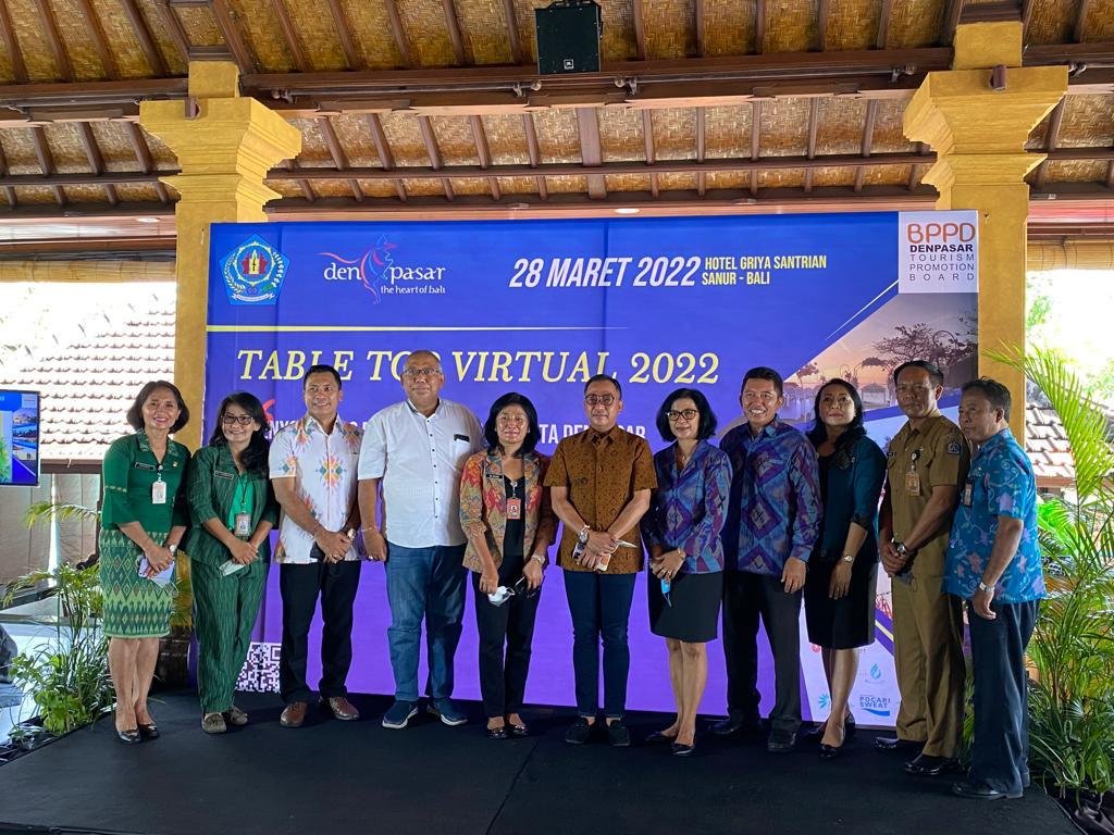 Genjot Promosi Pariwisata, Denpasar Gelar Table Top Virtual 2022