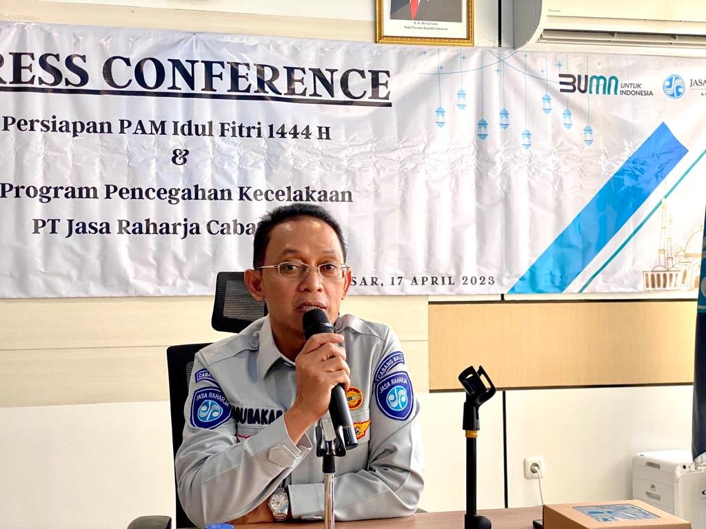 Mudik Lebaran Jasa Raharja Bali Pasang 195 Spanduk Himbauan Keselamatan