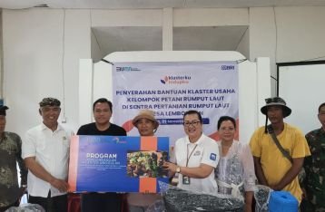 Dukung Pertanian Rumput Laut, BRI Berikan Bantuan Sarpras, Pelatihan, Hingga KUR