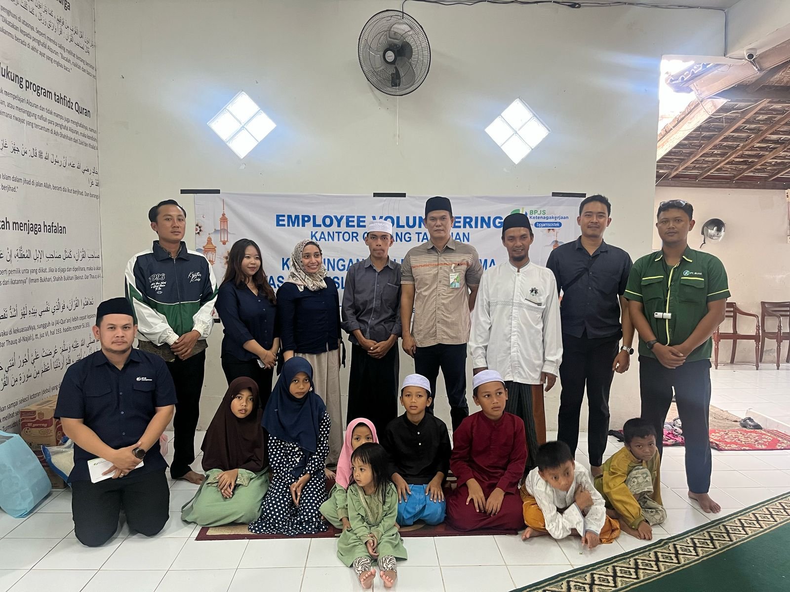 Employee Volunteering Bulan Ramadan, BPJS Ketenagakerjaan Tabanan Serahkan Bantuan ke Panti Asuhan