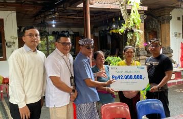Ahli Waris Pemangku di Badung Dapatkan Santunan JKM Rp42 juta Dari BPJAMSOSTEK