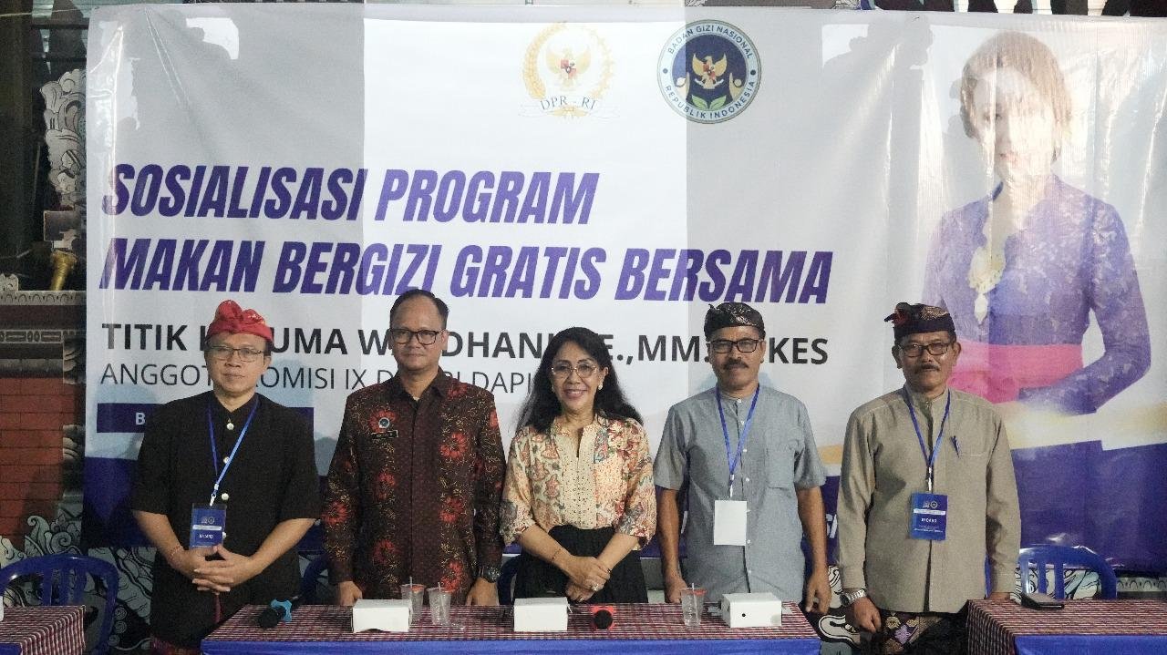 Sosialisasi Program Makan Bergizi Gratis Hadir di Desa Udisan Bali
