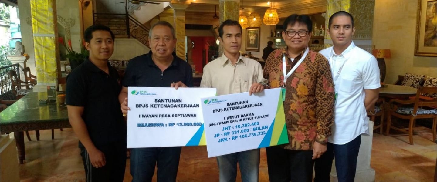 Serahkan Klaim, Ubud Jadi Target Kepesertaan BPJS Ketenagakerjaan