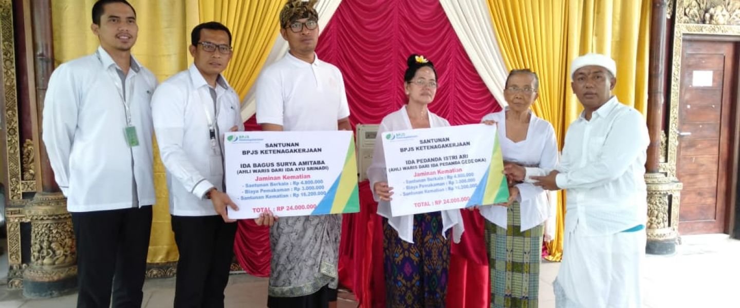 Tingkatkan Kepesertaan BPJS Ketenagakerjaan,  Ida Pedanda di Kabupaten Gianyar Dapatkan JKM