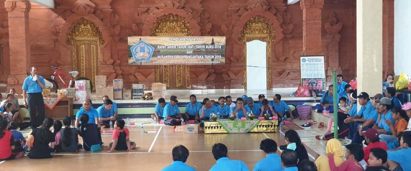 Katagori Sehat, Aset LPD Angantaka Capai  Rp21 Miliar Lebih