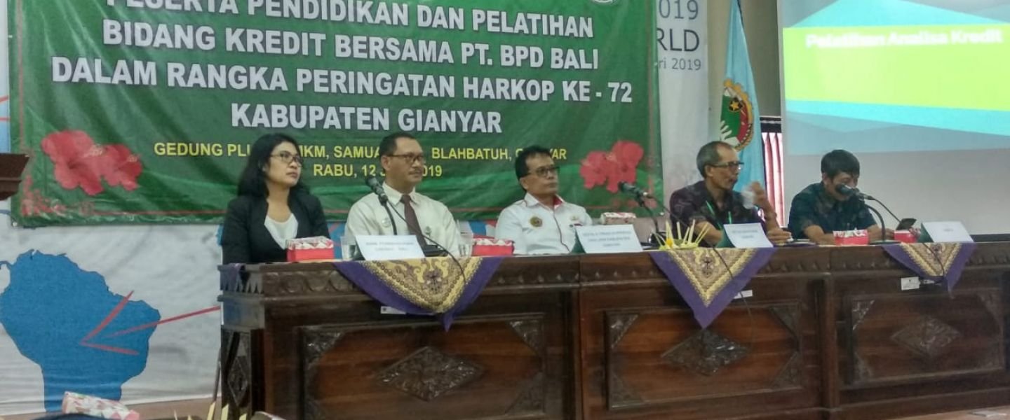 Tingkatkan Kualitas SDM, Bank BPD Bali Berikan Pelatihan 140 Koperasi