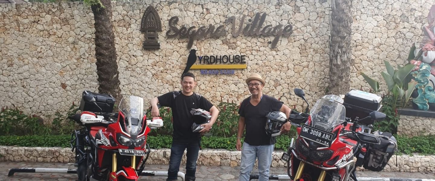Ngurah Wijaya dan Mario Iroth Touring  Lintasi Benua Amerika 