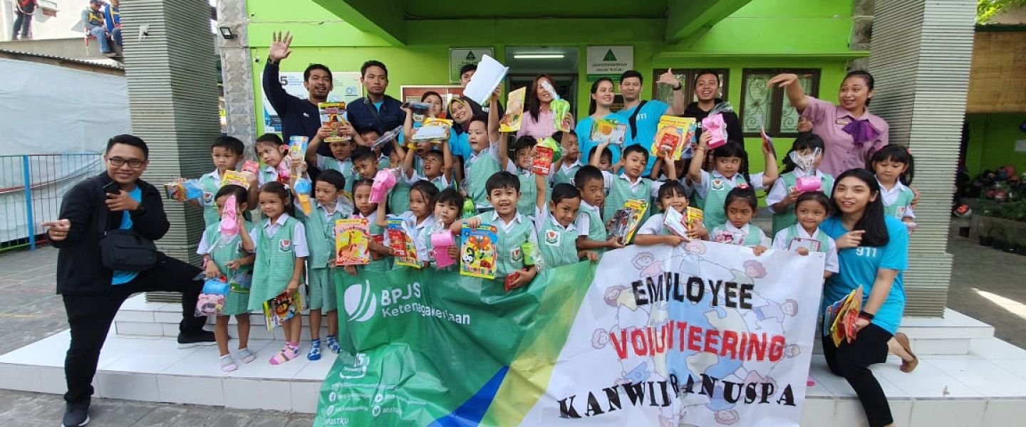 BPJamsostek Banuspa "Employee Voluntering" Bersama Siswa TK 