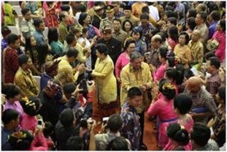 SBY Ajak Umat Hindu Turut Menjaga Iklim Demokrasi