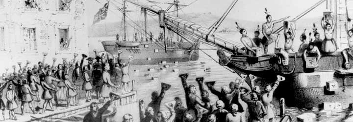 1773 - Peristiwa The Boston Tea Party