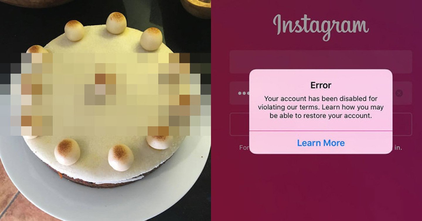 Posting Foto Kue di Instagram, Akun Wanita Ini Malah Dinonaktifkan