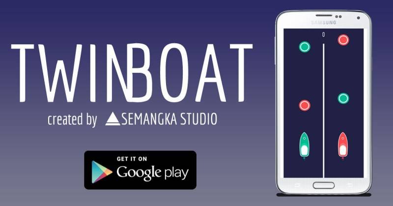 Game Lokal Twin Boat Resmi Dirilis Di Play Store, Melatih Kecepatan Berfikir dan Jari Pemain