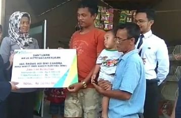 Dua Bulan Terdaftar, Perserta Peroleh JKM Dari BPJS Ketenagakerjaan