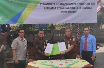 Tuntaskan Perusahaan Wajib Belum Bayar, BPJS Ketenagakerjaan Bersinergi Dengan Kejari Gianyar